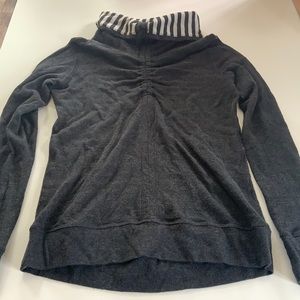 Lululemon cowl neck reversible sweatshirt